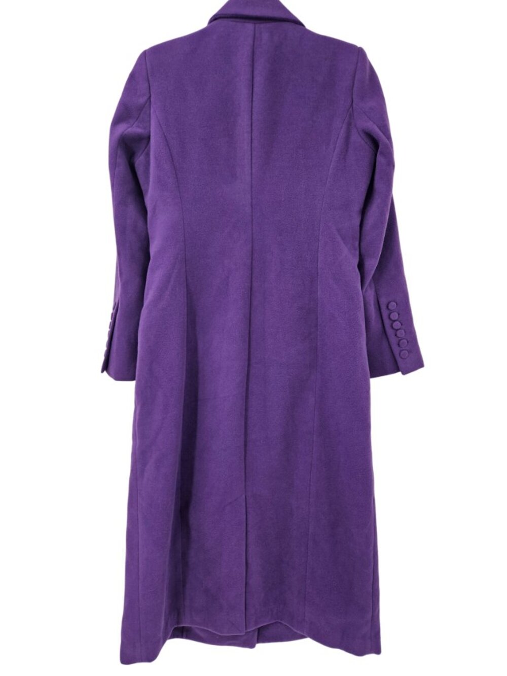 Sergio Hudson Target Long Coat Trench Coat Purple Women's Size S NEW Mob Wife - Picture 3 of 15